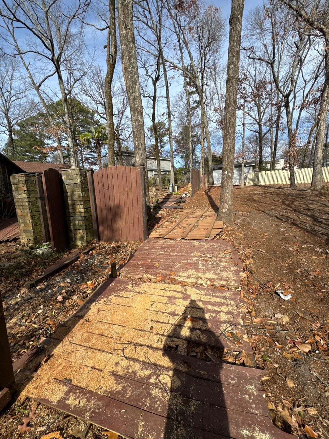 Wendover Drive - Fence by Pillar and Pine