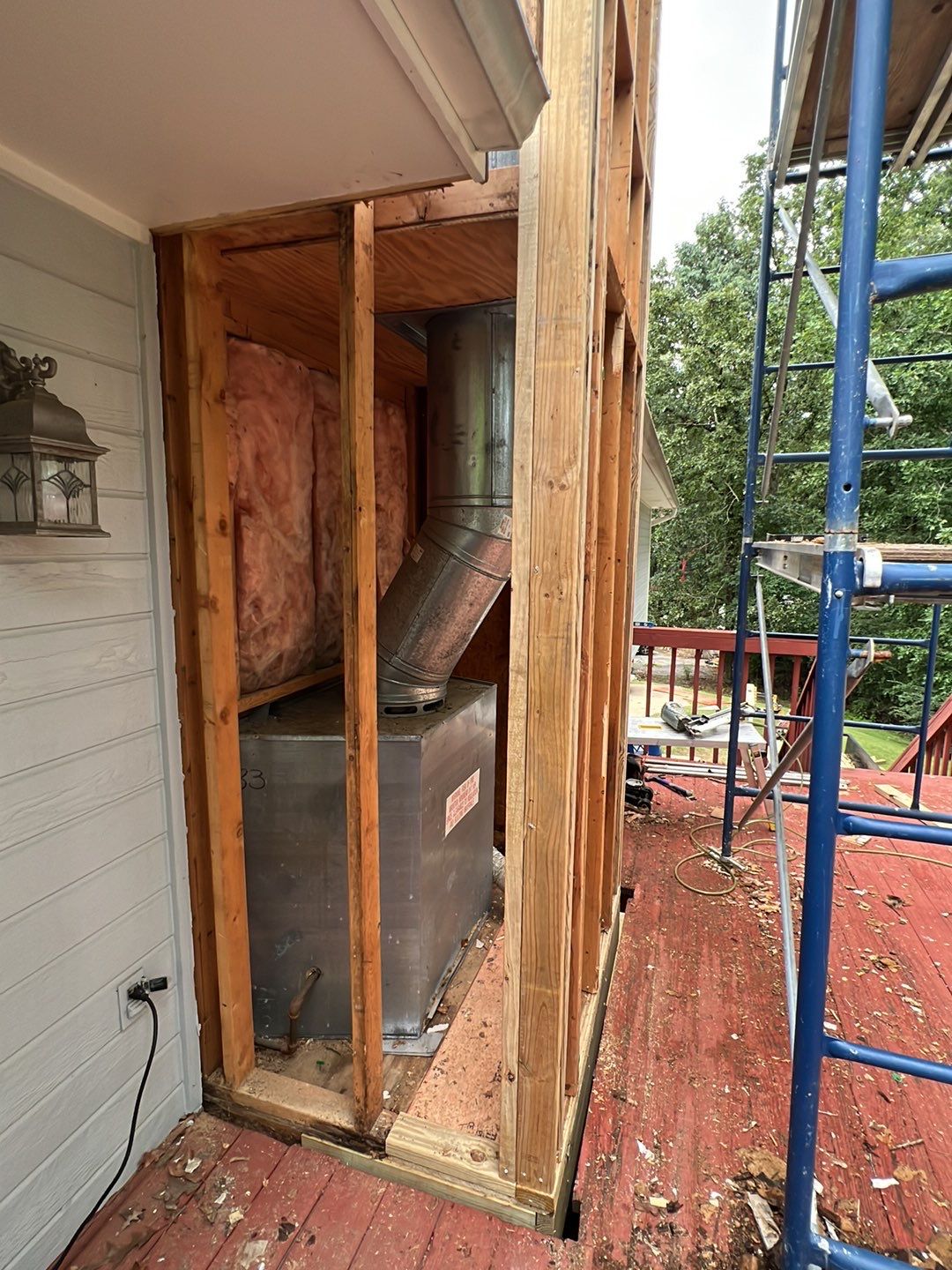 South Trace Lane - Deck Installation and Chimney Repair by Pillar and Pine