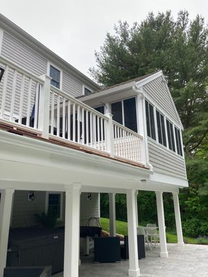 Gutter Installation using 5" K-Style Aluminum Gutter