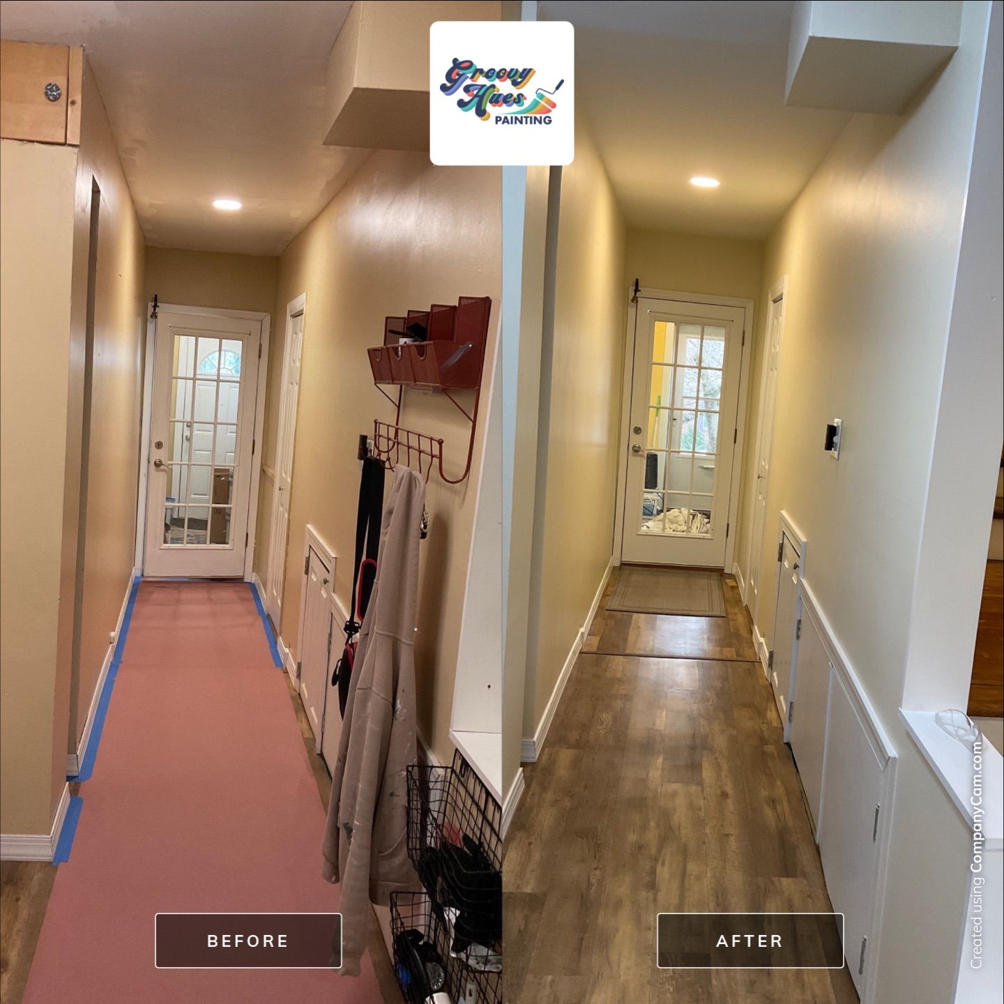 A Bright, Inviting Interior with Warm Yellow Accents by Groovy Hues