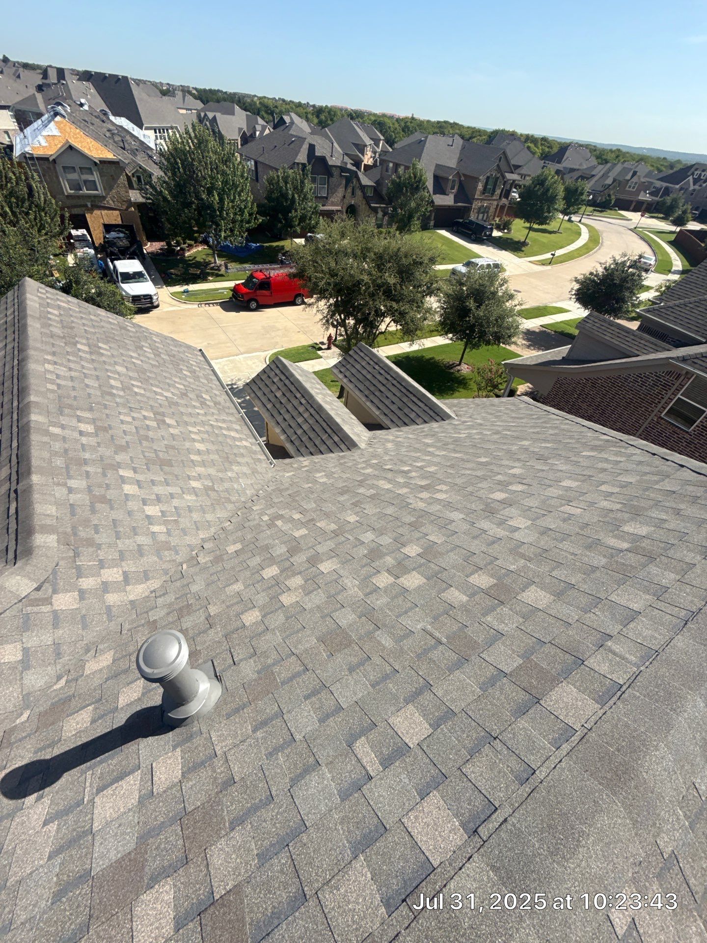 Residential Roof Replacement using ATLAS PROLAM WEATHER WOOD by Elite Roofing LLC
