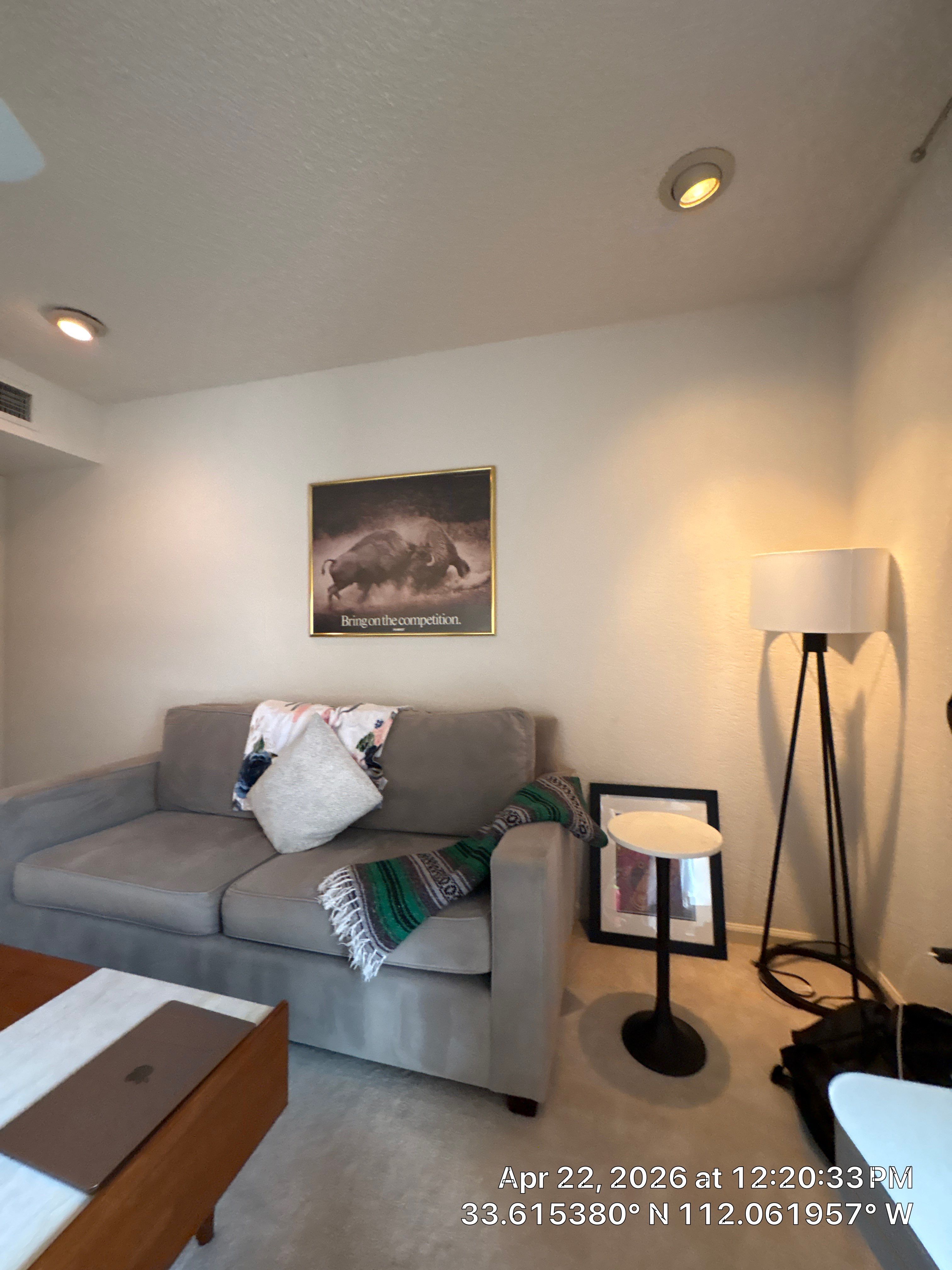 Custom Home Office Setup and Media Wall in Phoenix by CompanyCam Sales Demo