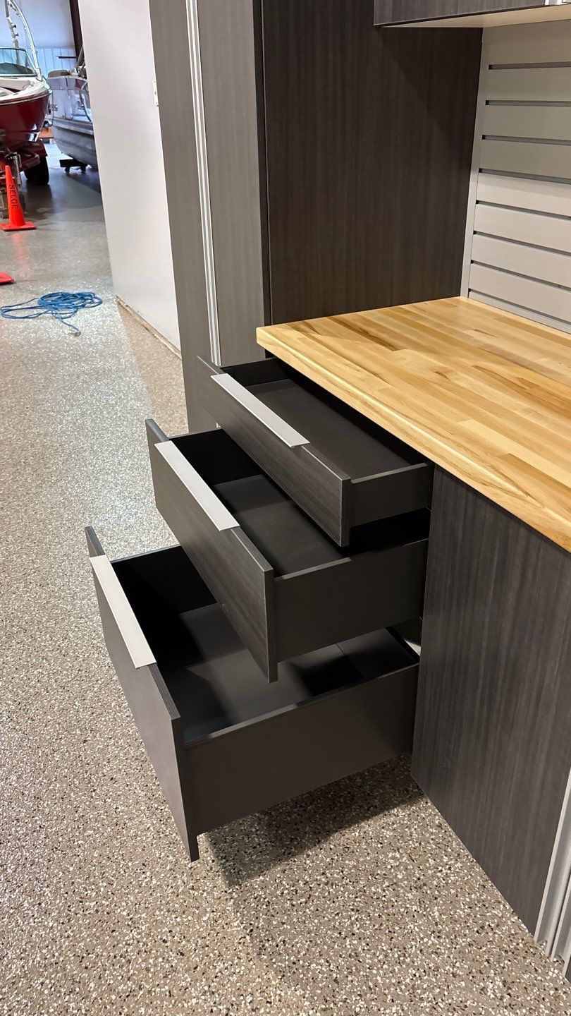 Airplane Hanger Coating & Storage! by Innovative Spaces / Innovative Concrete Coatings