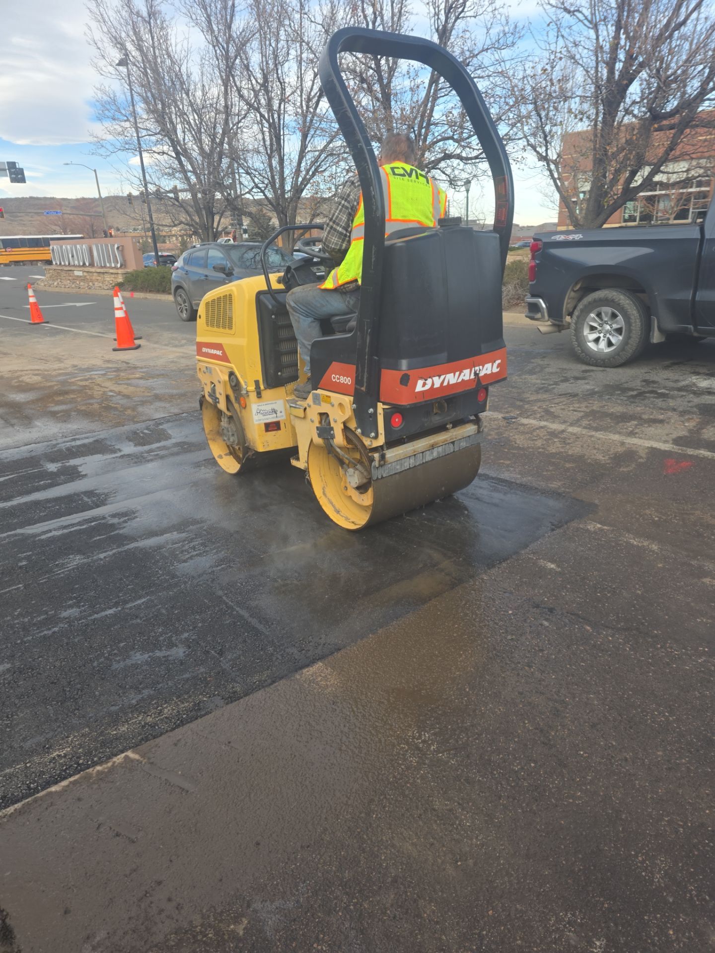 Asphalt Patching for underground project Colorado Mills by DMH Site Services