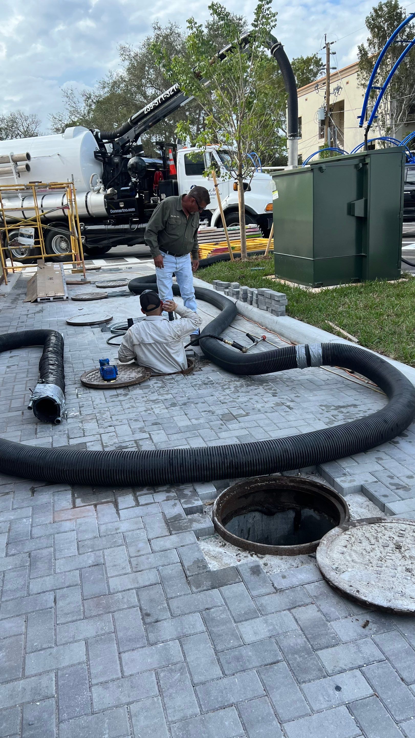 New Carwash Collection Tank Cleaning by Don Mar, Inc. Storm Water Solutions