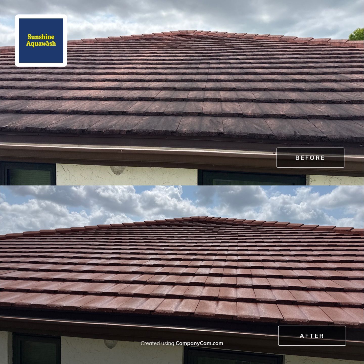 Tile Roof Cleaning – Vivenda at Bradenton I (Same-Day Service & Facebook Review) by Sunshine AquaWash