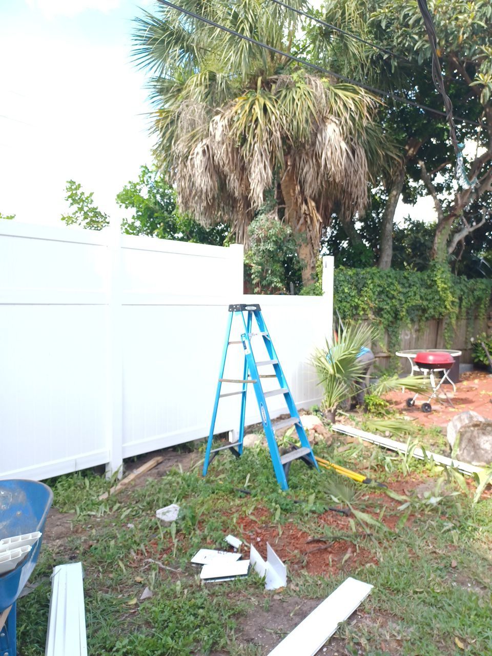 Bradenton, FL 6+2 White Vinyl Privacy Fence  by Asap fence and gates, LLC