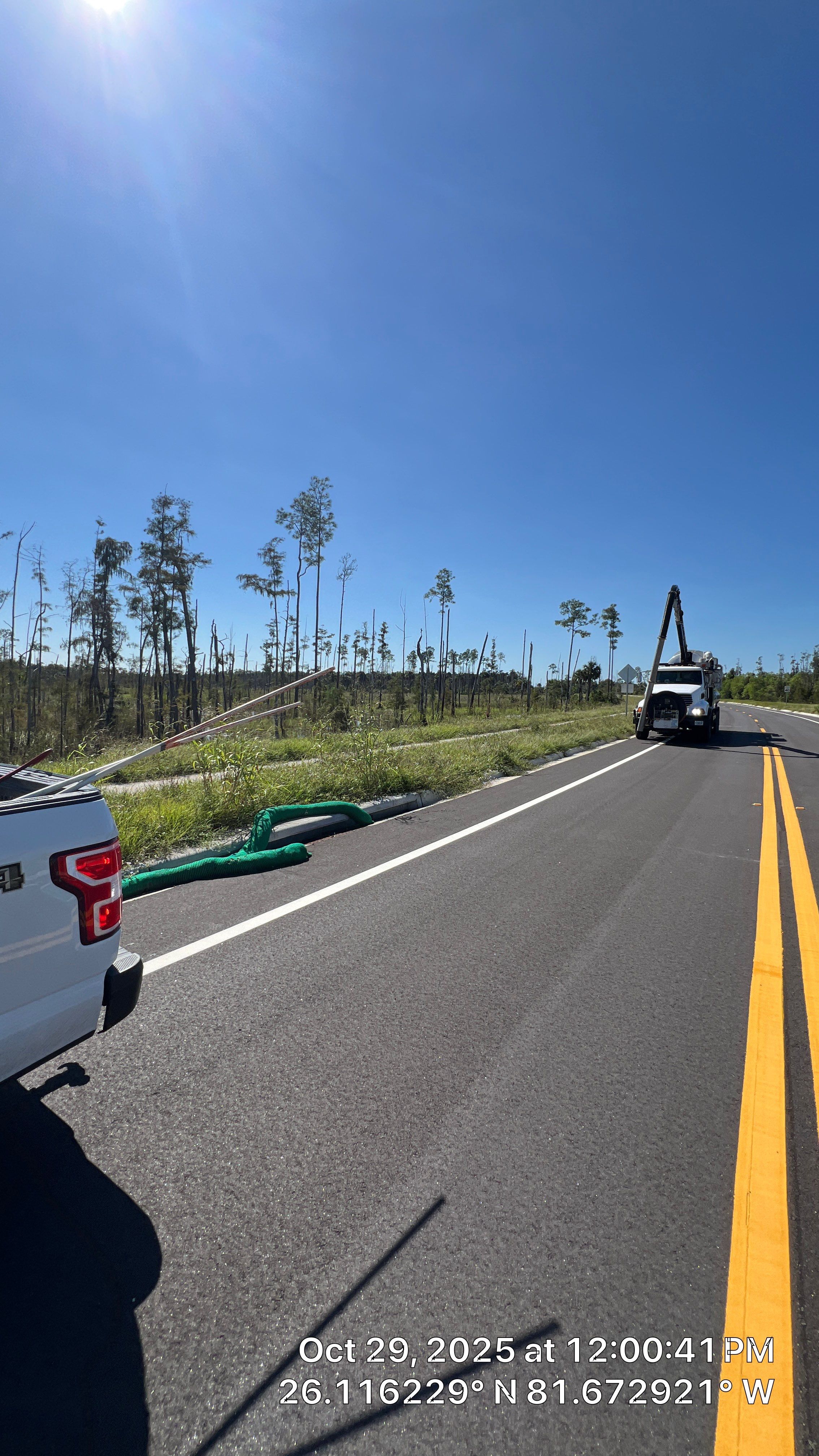 New Construction Road off Rattlesnake in Naples by Don Mar, Inc. Storm Water Solutions