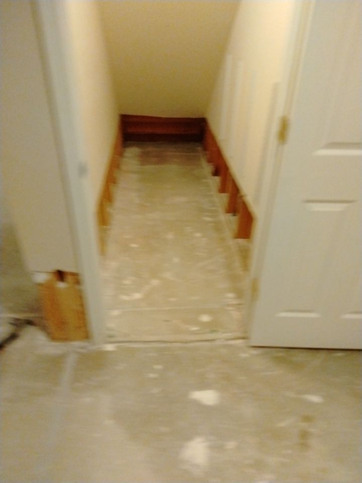 Pipe Burst Emergency Mitigation Demo and Dry Down by Absolute Roofing and Construction