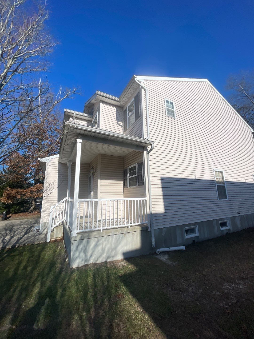 Residential Cleaning using House SoftWash by SJ Exterior