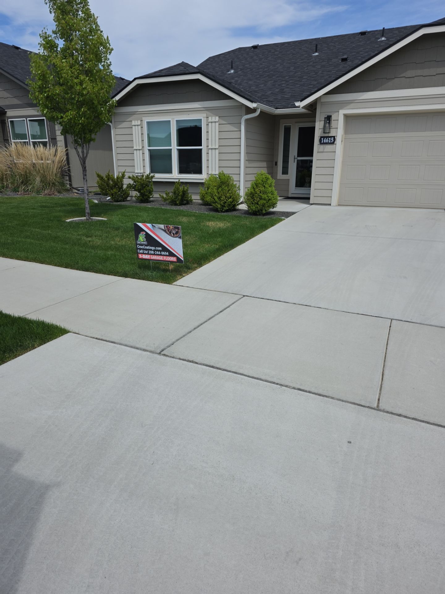 Patio Transformation using Battleship Hybrid by Croc Coatings, LLC