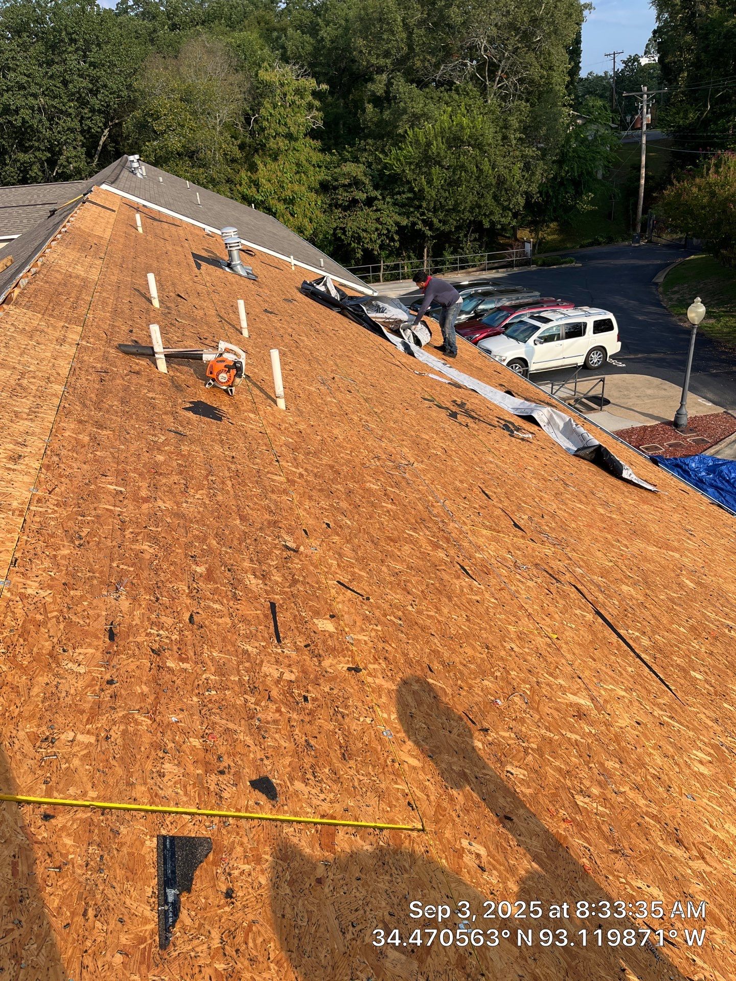 Multi-Unit Architectural Shingle Roof Replacement in Hot Springs Arkansas by Temple Roofing and Exteriors