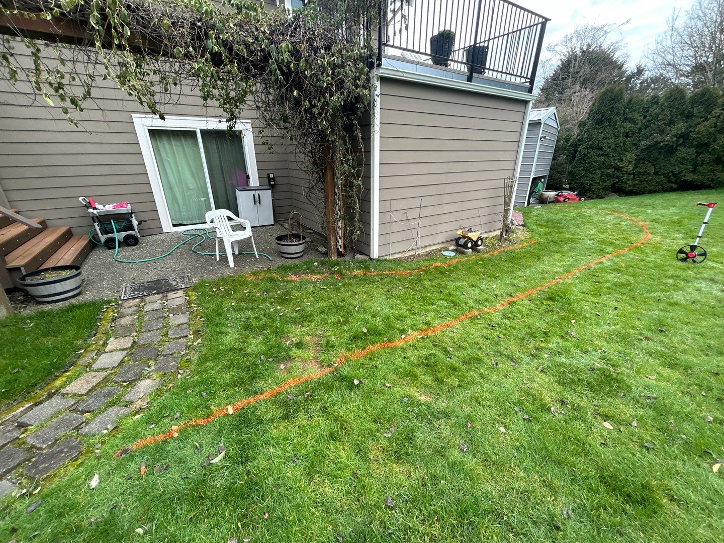 Wayne | Concrete patio & Walkway by Jireh Asphalt & Concrete Inc 