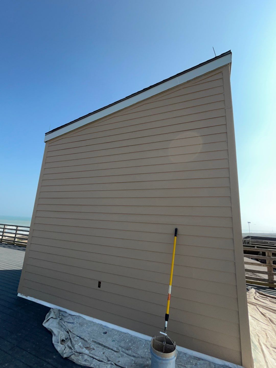 Padre Island National Seashore Malaquite Visitor Center Exterior remodel by Bayfront Roofing and Construction