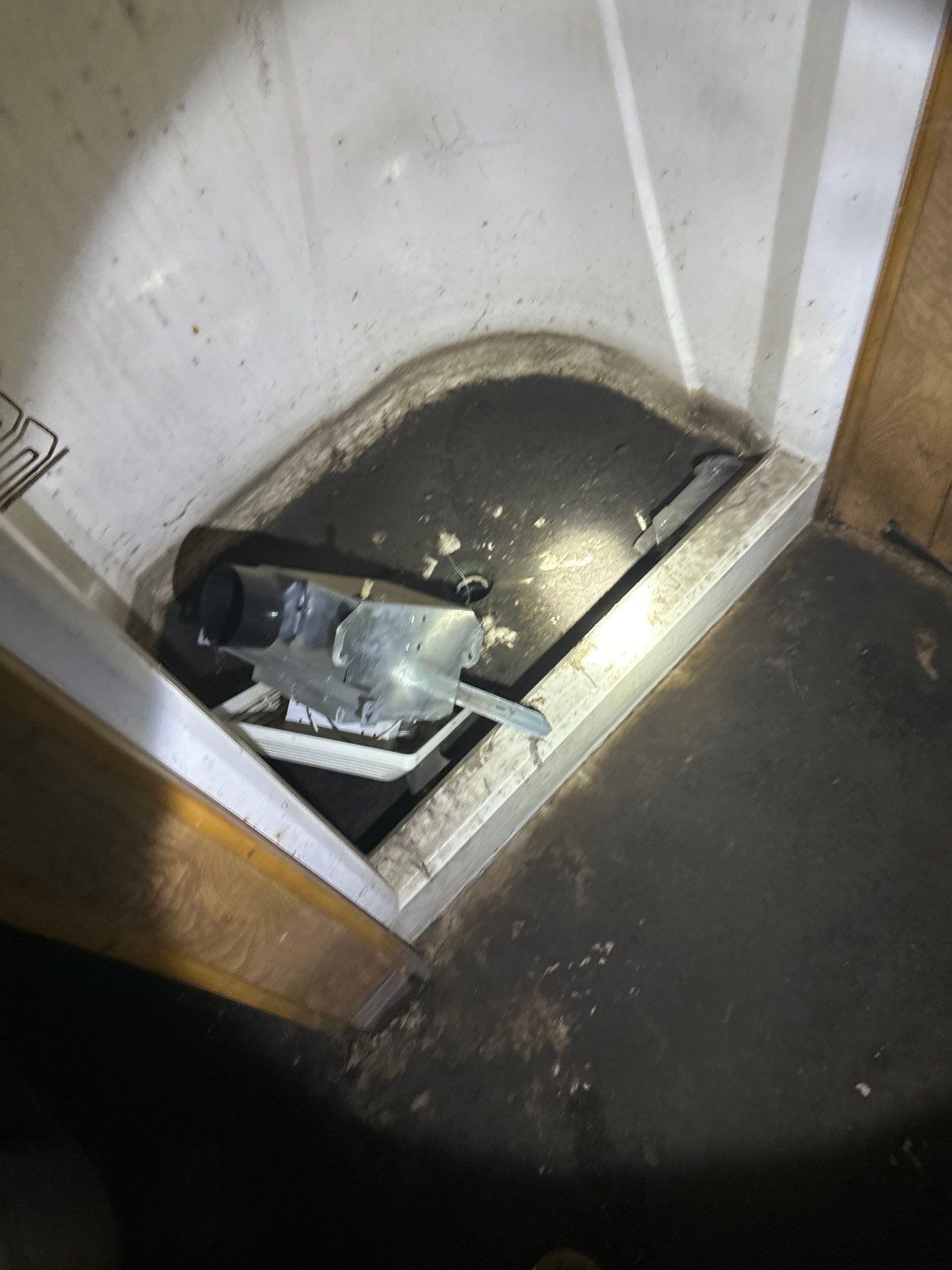 Dryout of previously flooded basement by BlueRed Restoration