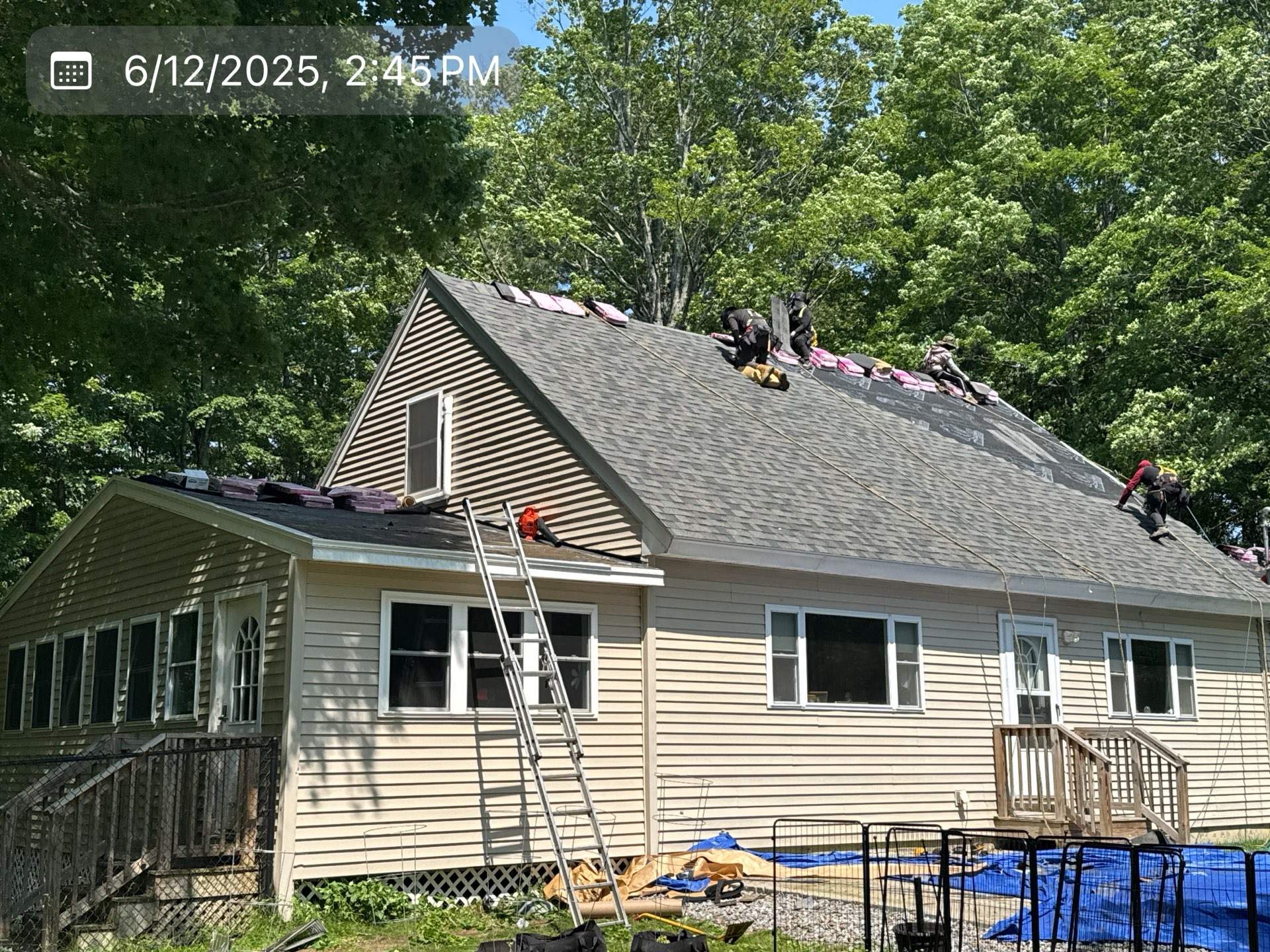 Roof Replacement in Concord, NH | Owens Corning Peppercorn Architectural Shingles by Compass exteriors