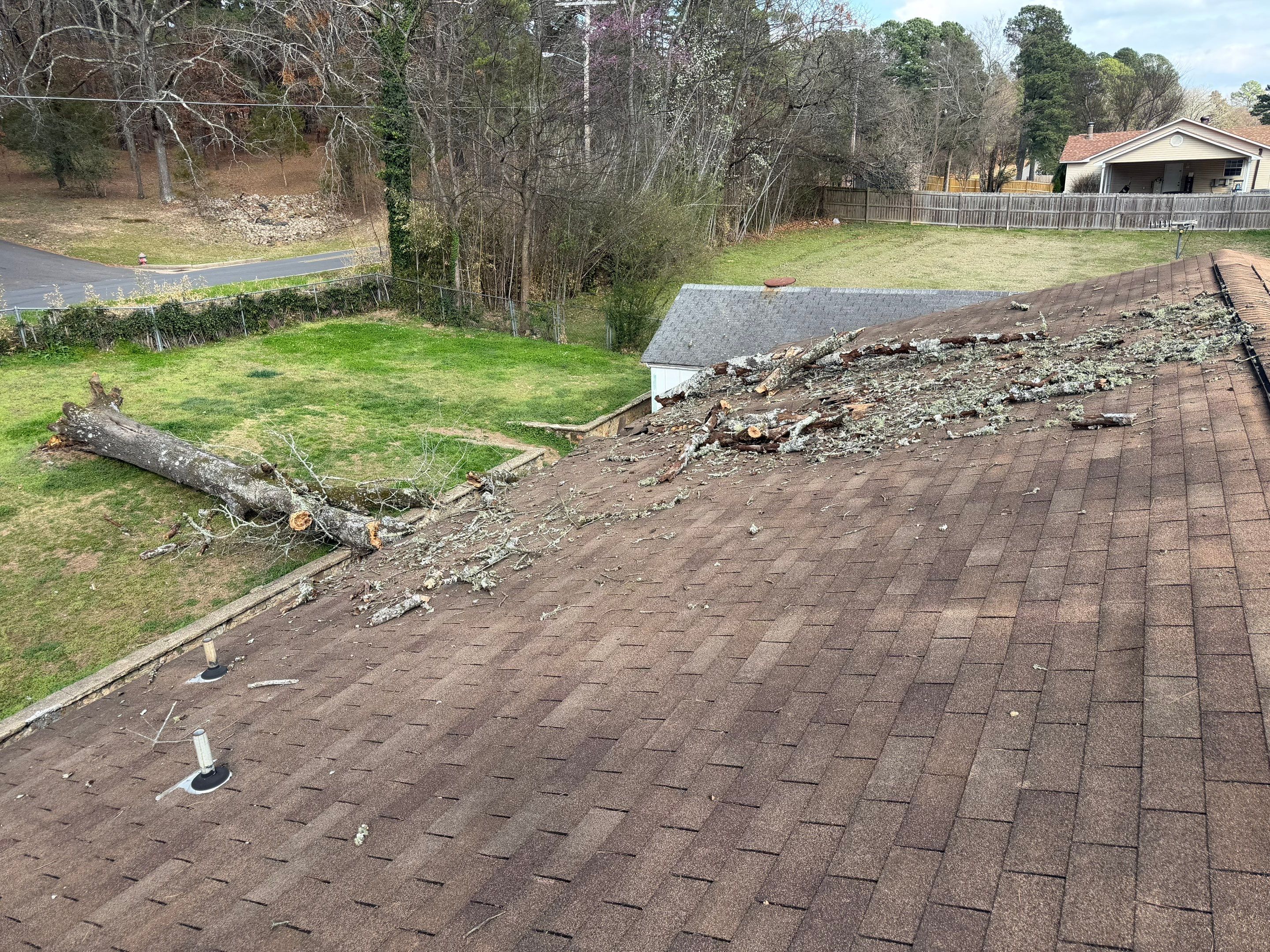 Full Roof Replacement and Storm Damage Restoration in Hot Springs by Temple Roofing and Exteriors