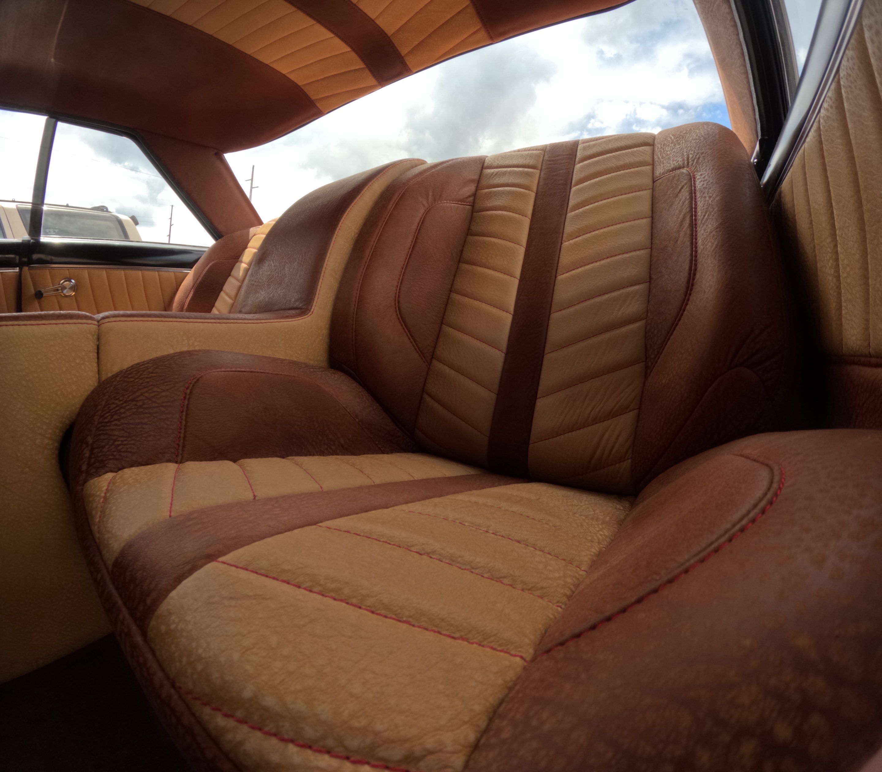 1963 Nova SS Custom Leather Interior  by Rocky Mountain Upholstery Co