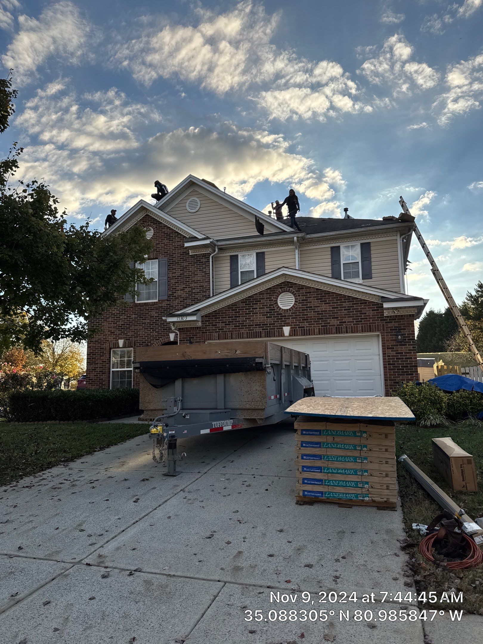 Roof replacement, interior and gutters repair by hail and wind damage by Just Brilliant Restoration JBR