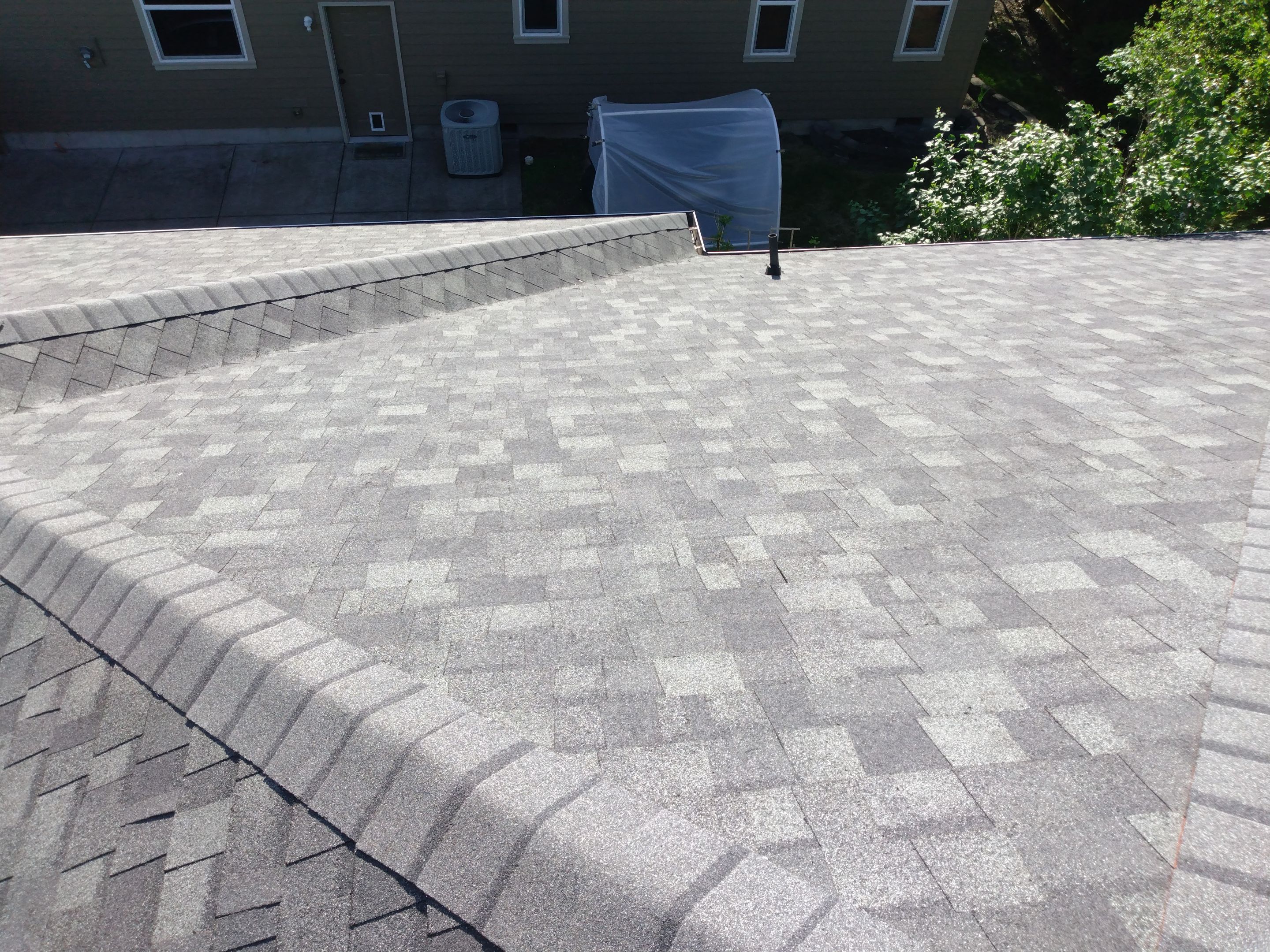 Residential Roofing Installation using Owens Corning Duration Shingles in Estate Gray. by BEST Roofing & Waterproofing