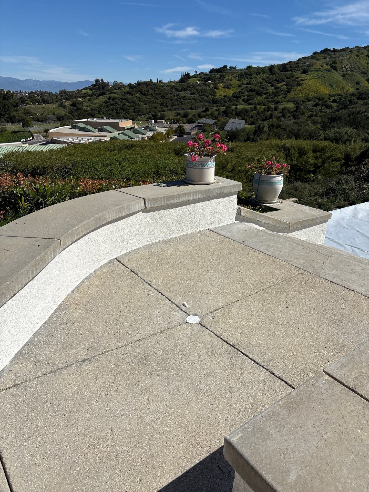 Sandblasting Concrete Back Patio In Calabasas, CA by La Power Washing Inc
