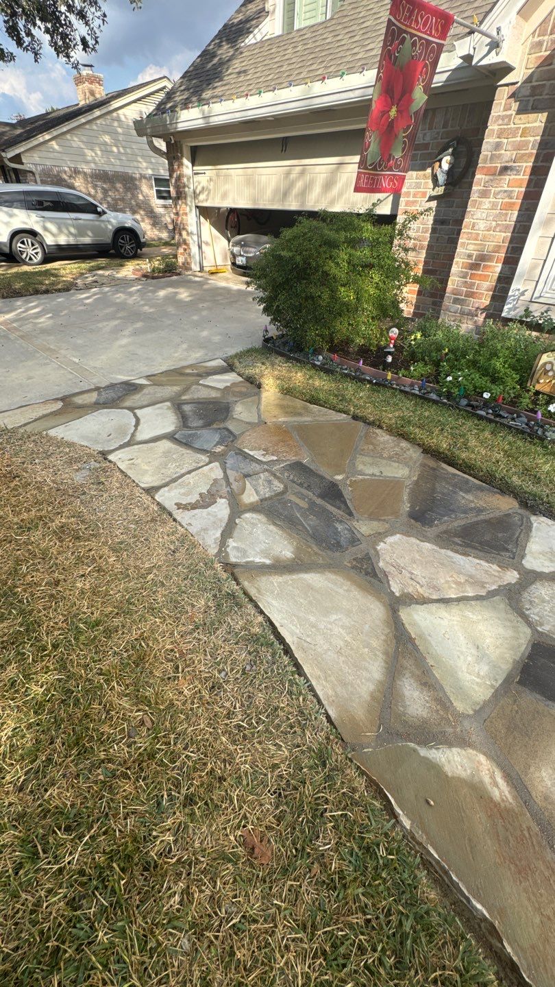 Project Case Review: Flagstone Walkway & Property Access Restoration by Texas Urban Elements