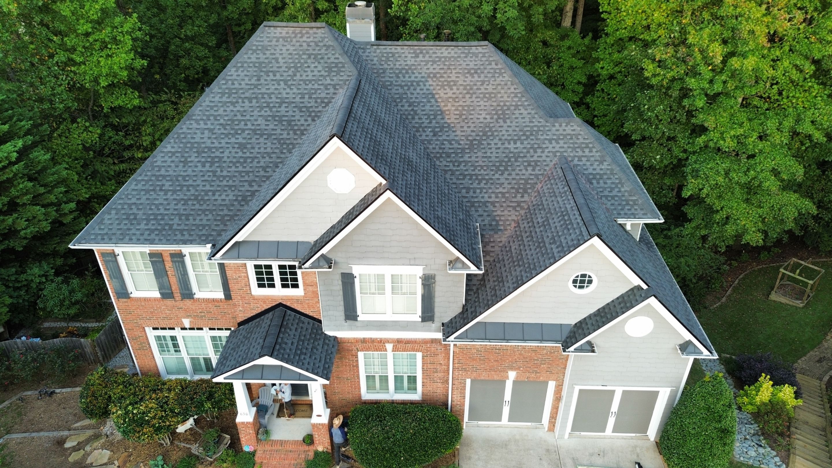 Cumming, GA Roof Replacement GAF Timberline HDZ Charcoal by Reset Roofing