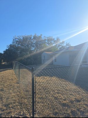 Chain Link Install in LaBelle