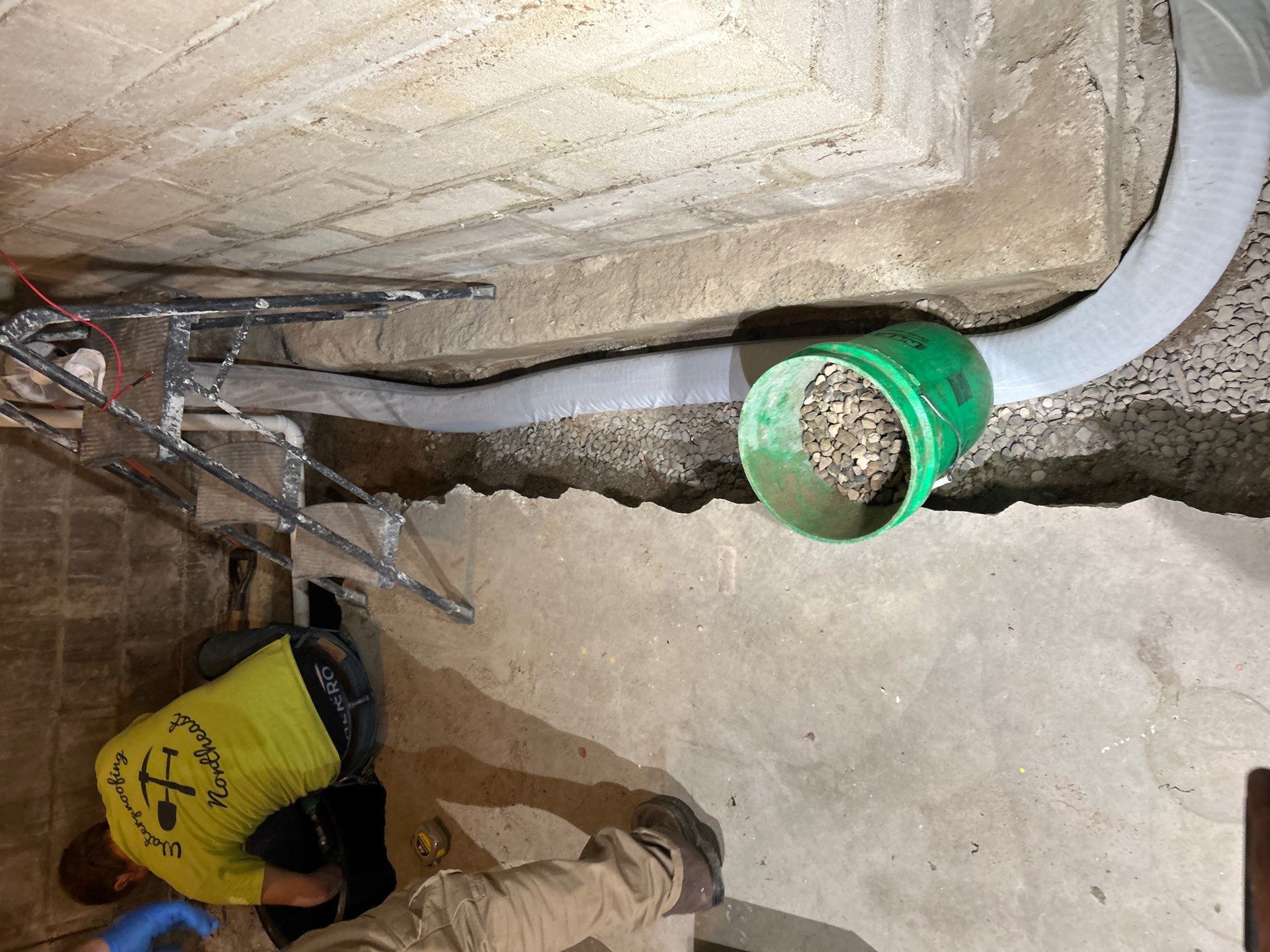 Drain Tile in South Minneapolis by Waterproofing Northeast