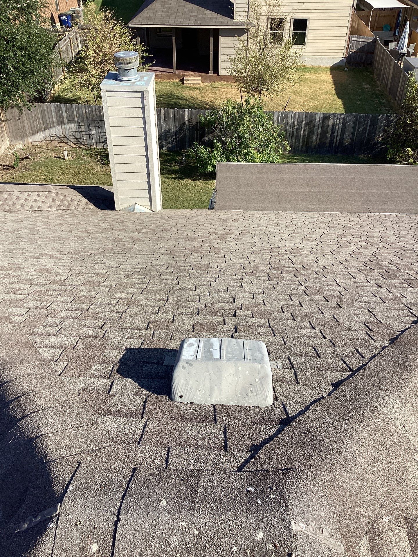 Hutto Residential Roofing Replacement with OSB Sheathing and Trim Repair by Caliber Restoration LLC
