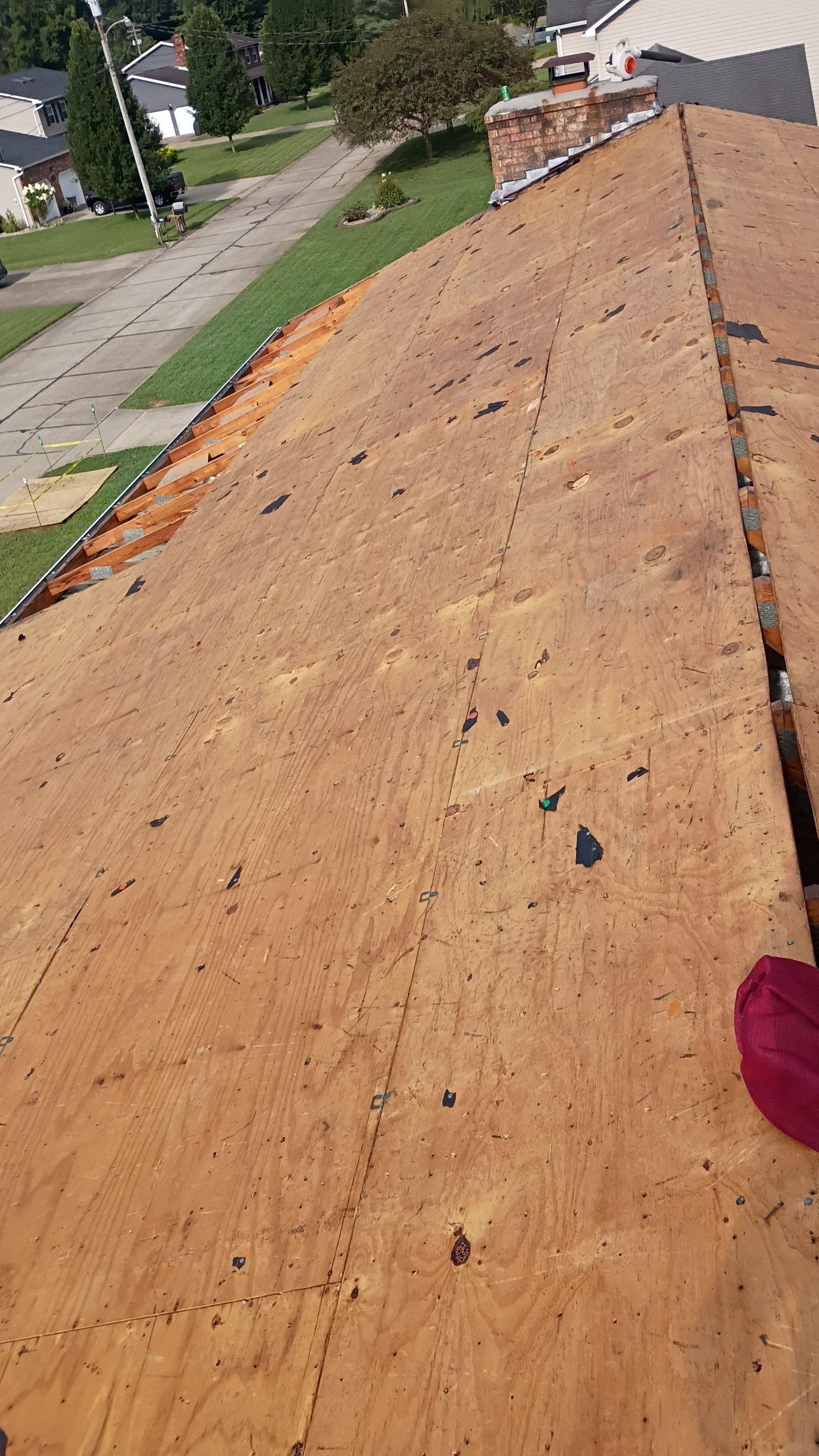 Residential Roofing Installation using GAF Timberline HDZ Oyster Grey by Rainstoppers Roofing