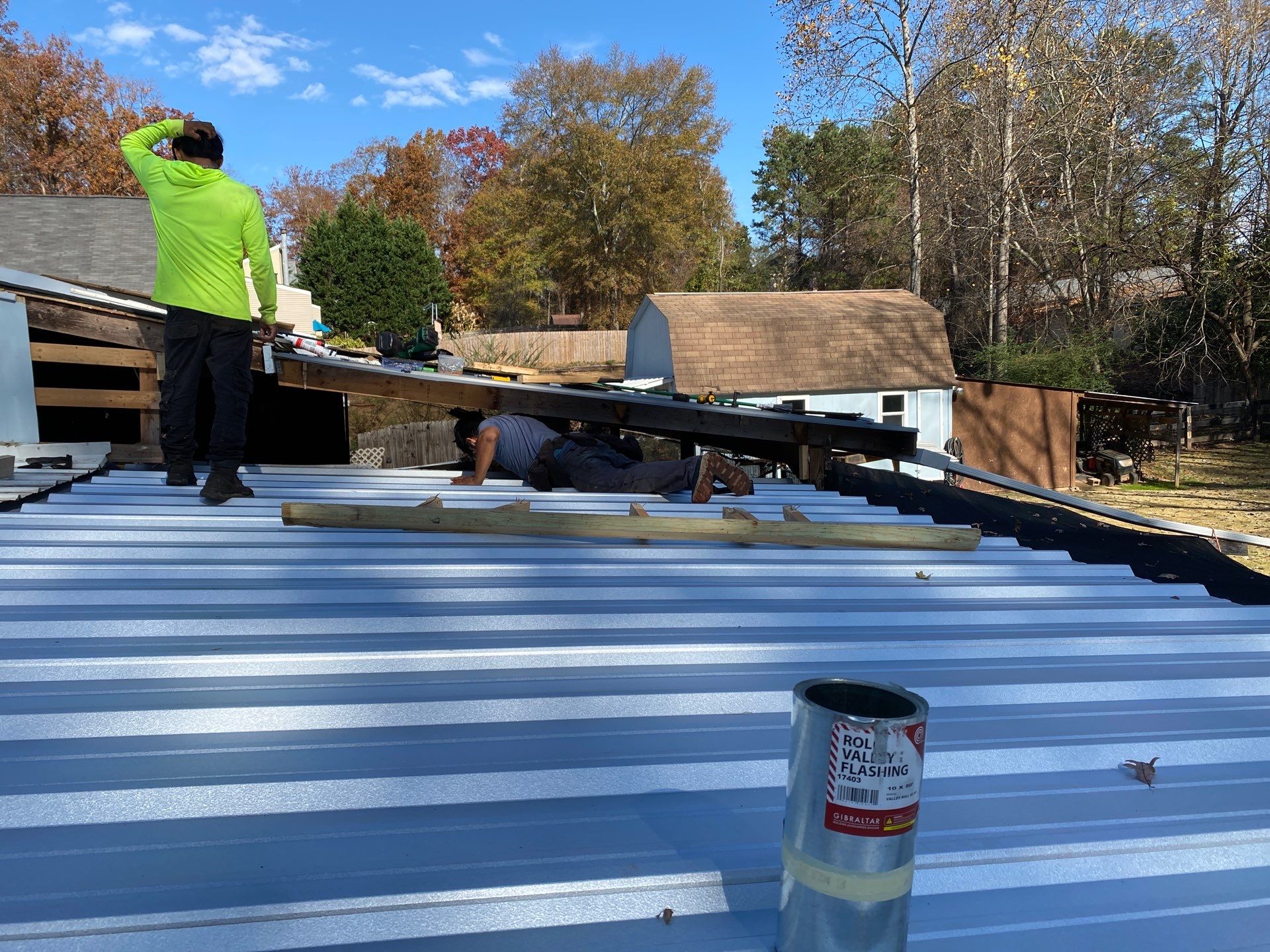 Metal Roofing Project in Marietta by Capital City Roofing