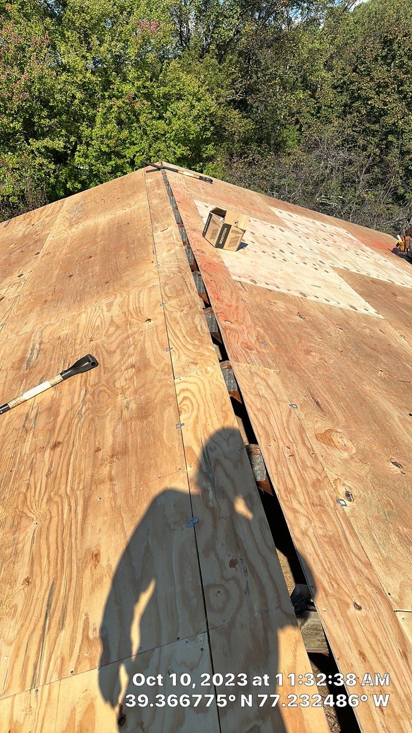 Residential Roofing Installation using Atlas Pinnacle Pristine Pewter Architectural Shingles by Frederick Roof Repair