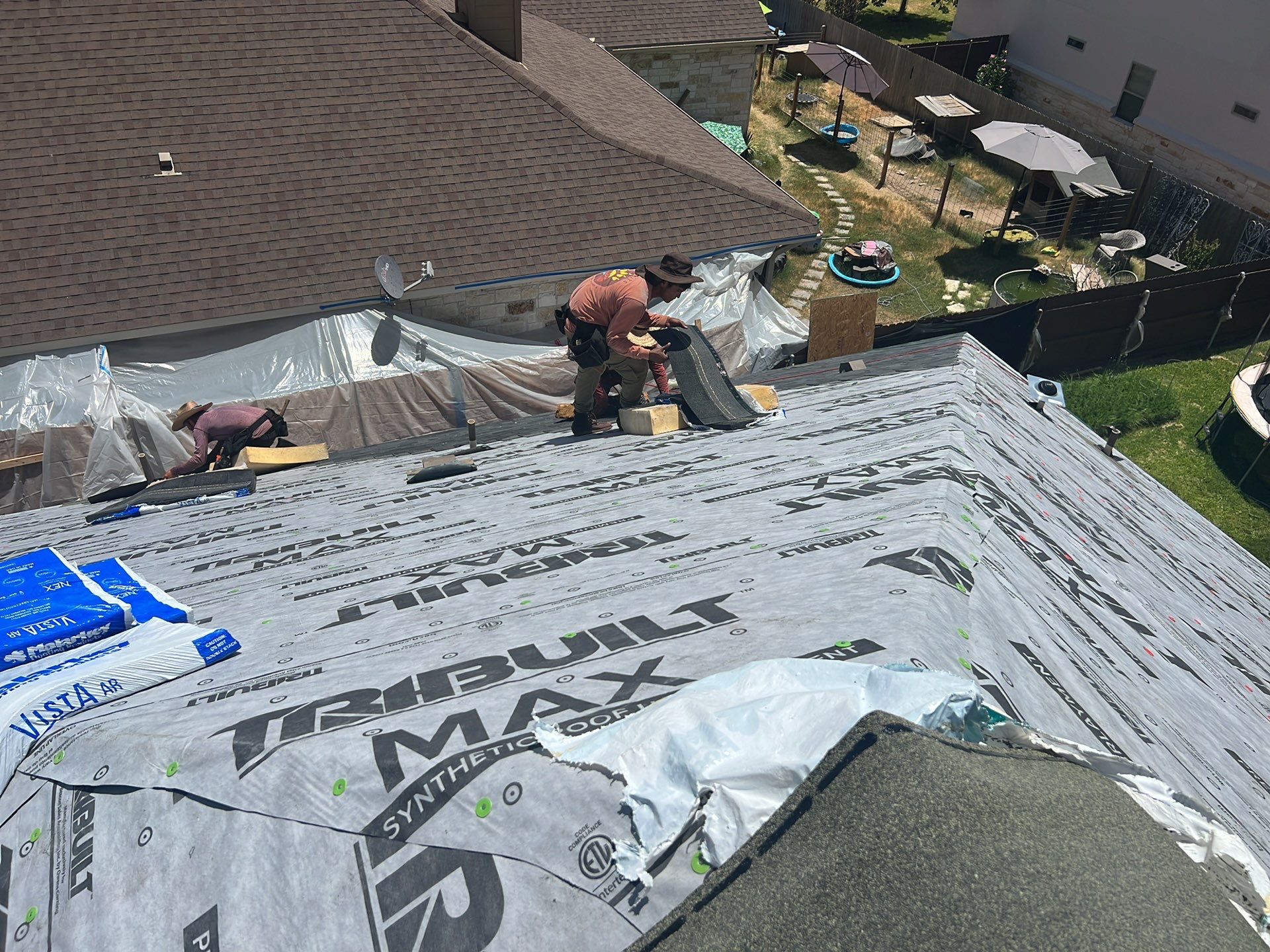 Fredericksburg Residential Roof Replacement and Custom Cedar Privacy Fence by Caliber Restoration LLC