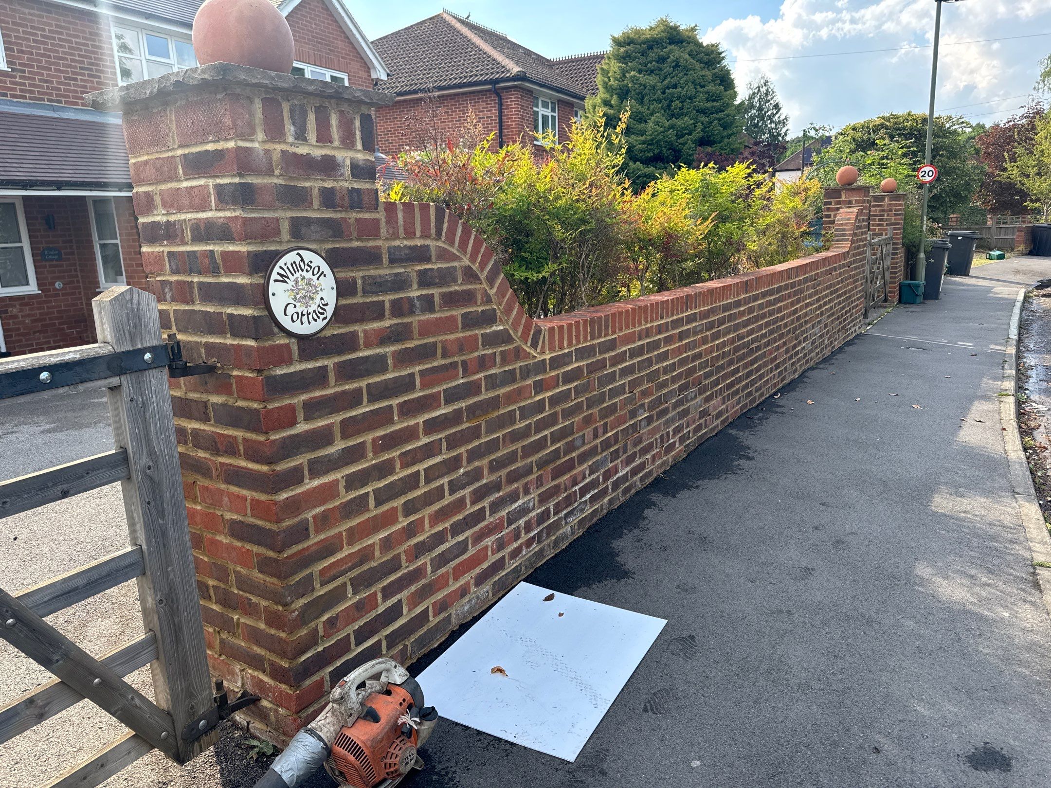 Tarmac Driveway Clean using Flat Surface Cleaner by Ges Exterior Cleaning ltd