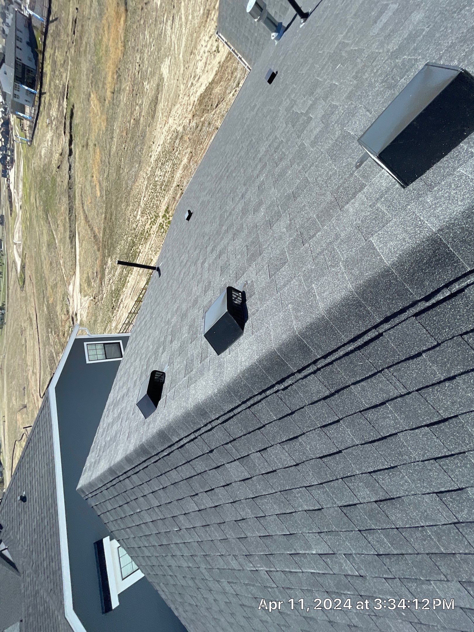 Residential Roofing Installation using Atlas Pinnacle Impact Black Shadow by Blue Peaks Roofing LLC 