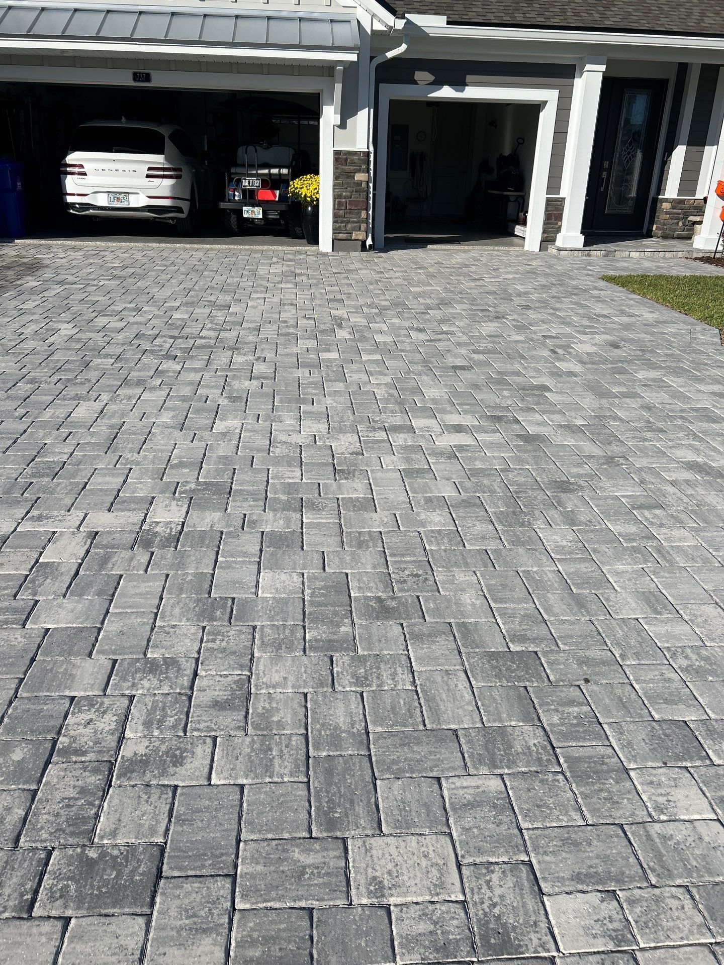 Paver Driveway using TopSeal by DuraSeal