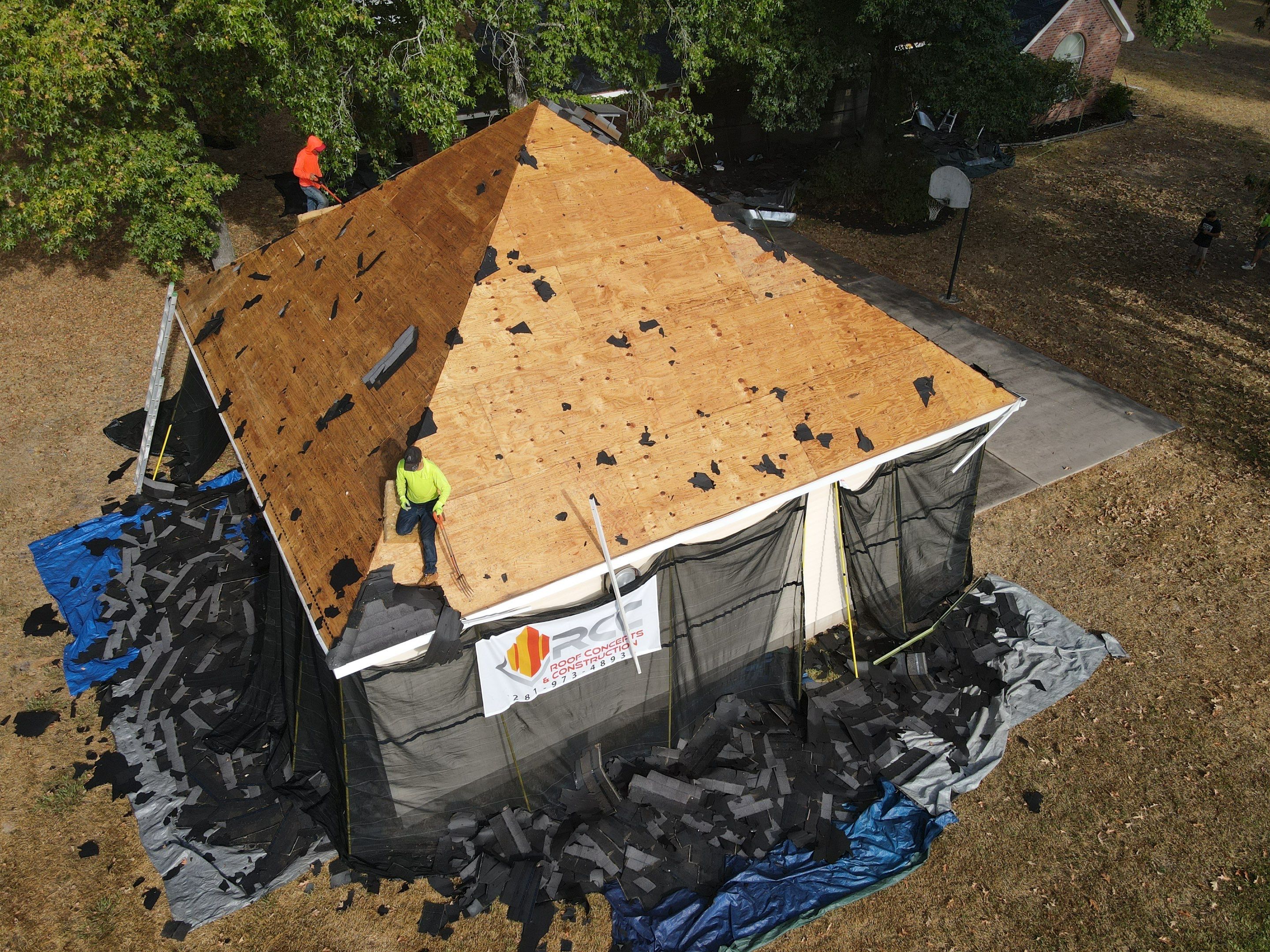 Residential Roofing Installation using Owen's Corning by Roof Concepts Construction
