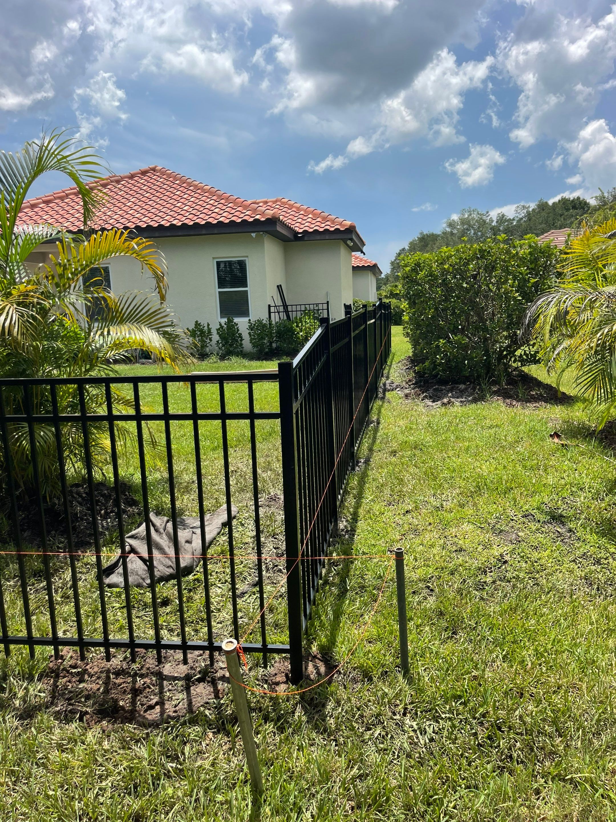 Bradenton, FL 4ft. Tall 3-Rail Black Aluminum Fence by Asap fence and gates, LLC