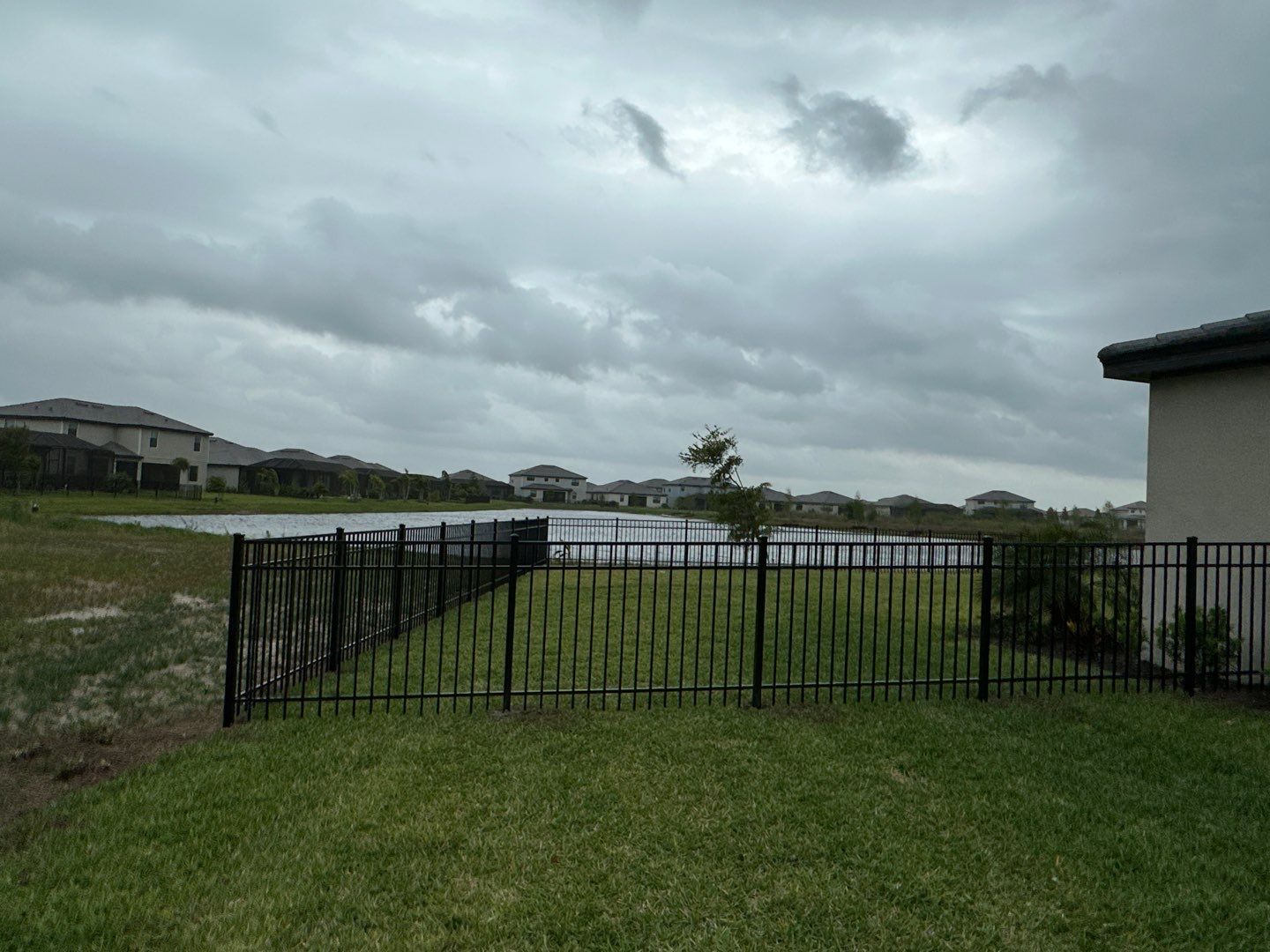 Aluminum Fence Installation using Black 3 Rail Aluminum Fence by Asap fence and gates, LLC