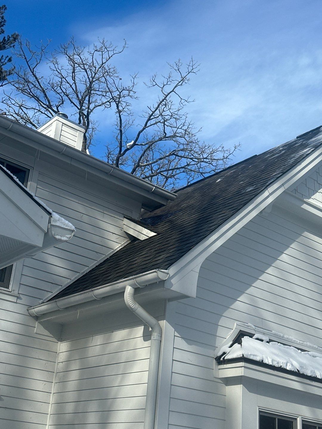 Roof Snow And Ice Dam Removal using Steamer by Stendahl Services
