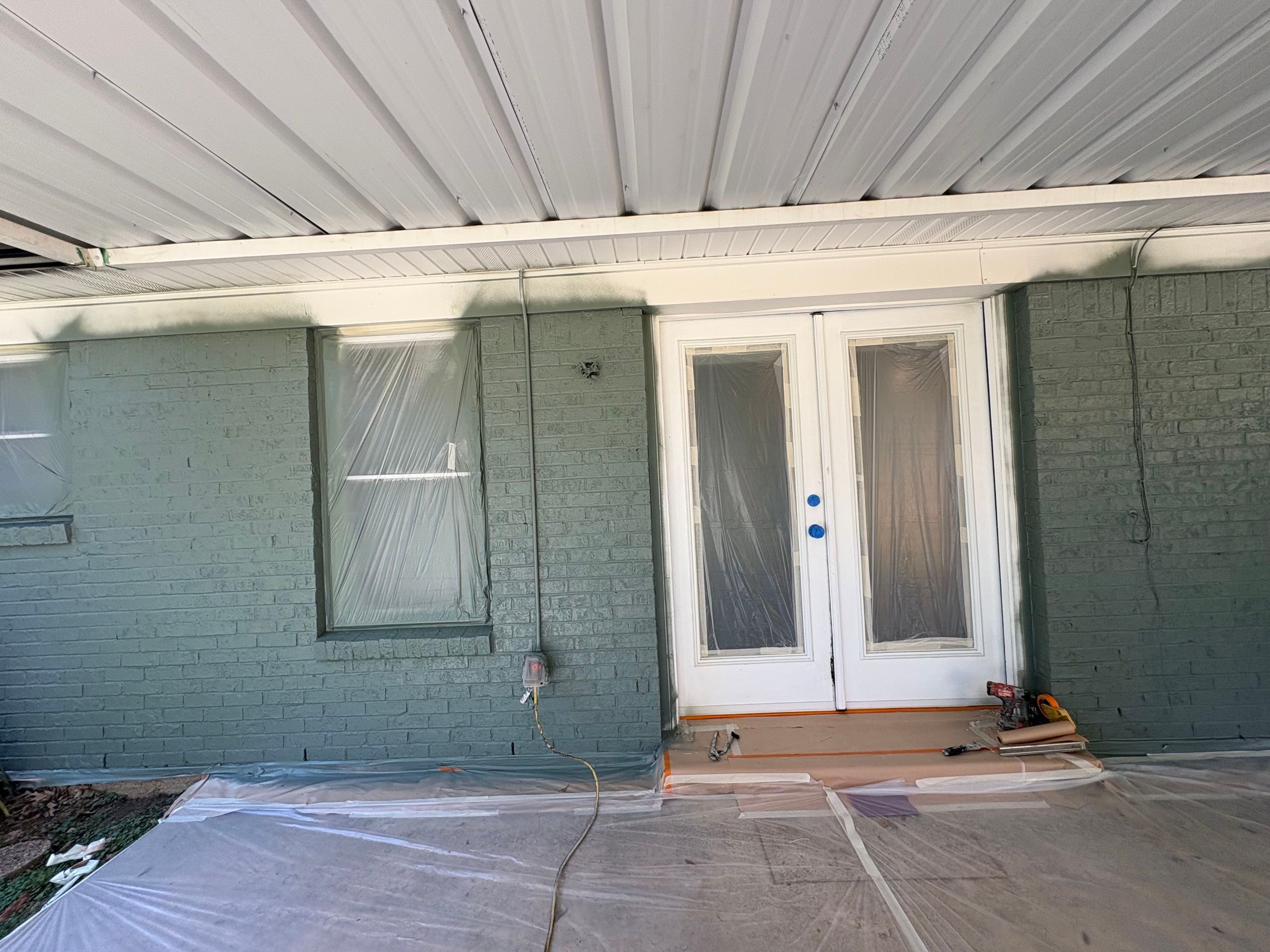 From Basic Brick to Bold Sage Green in Tyler, TX! Quality Coats Painting by Quality Coats Painting