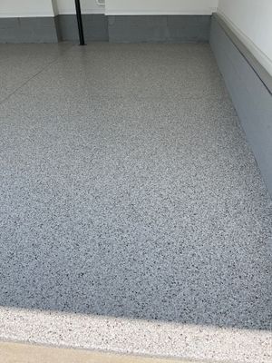 Garage Floor Coating using Coyote