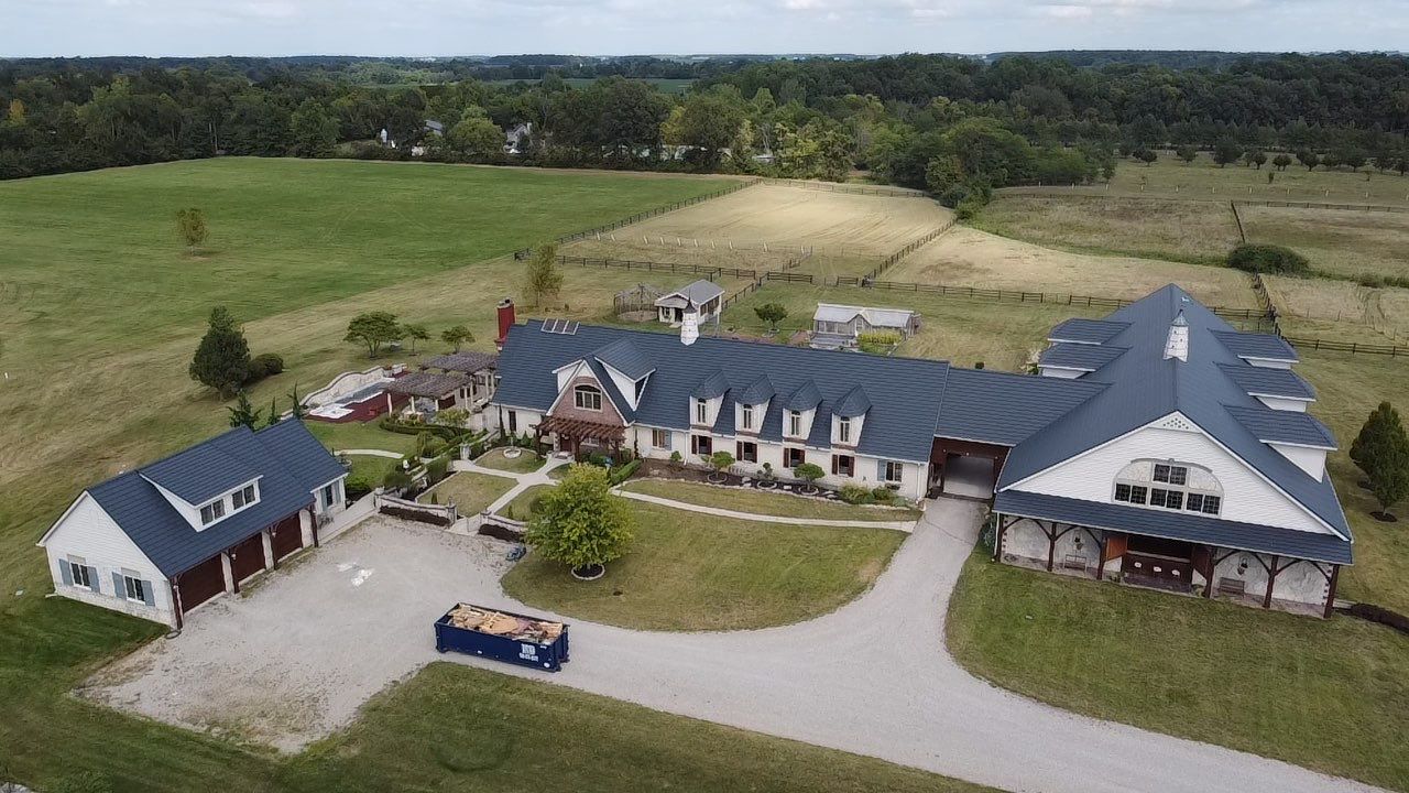 Burnished Slate Metal Shake Roof Installation – Bowling Green, OH by 4Ever Metal Roofing