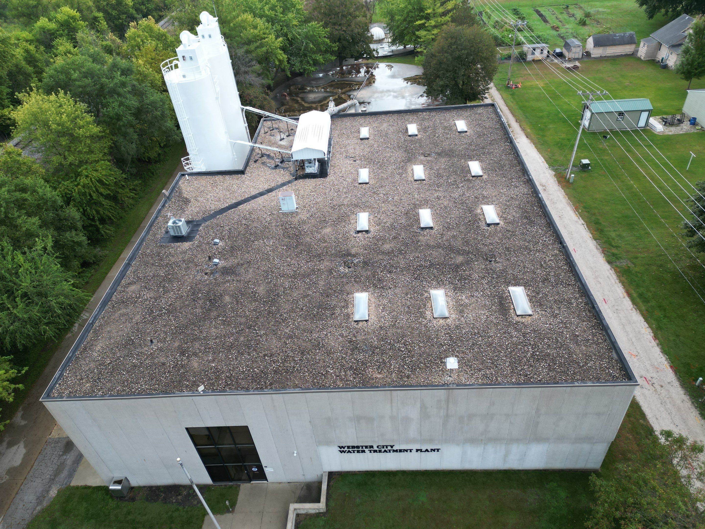 Webster City Water Softening Plant by Grell Roofing, LLC