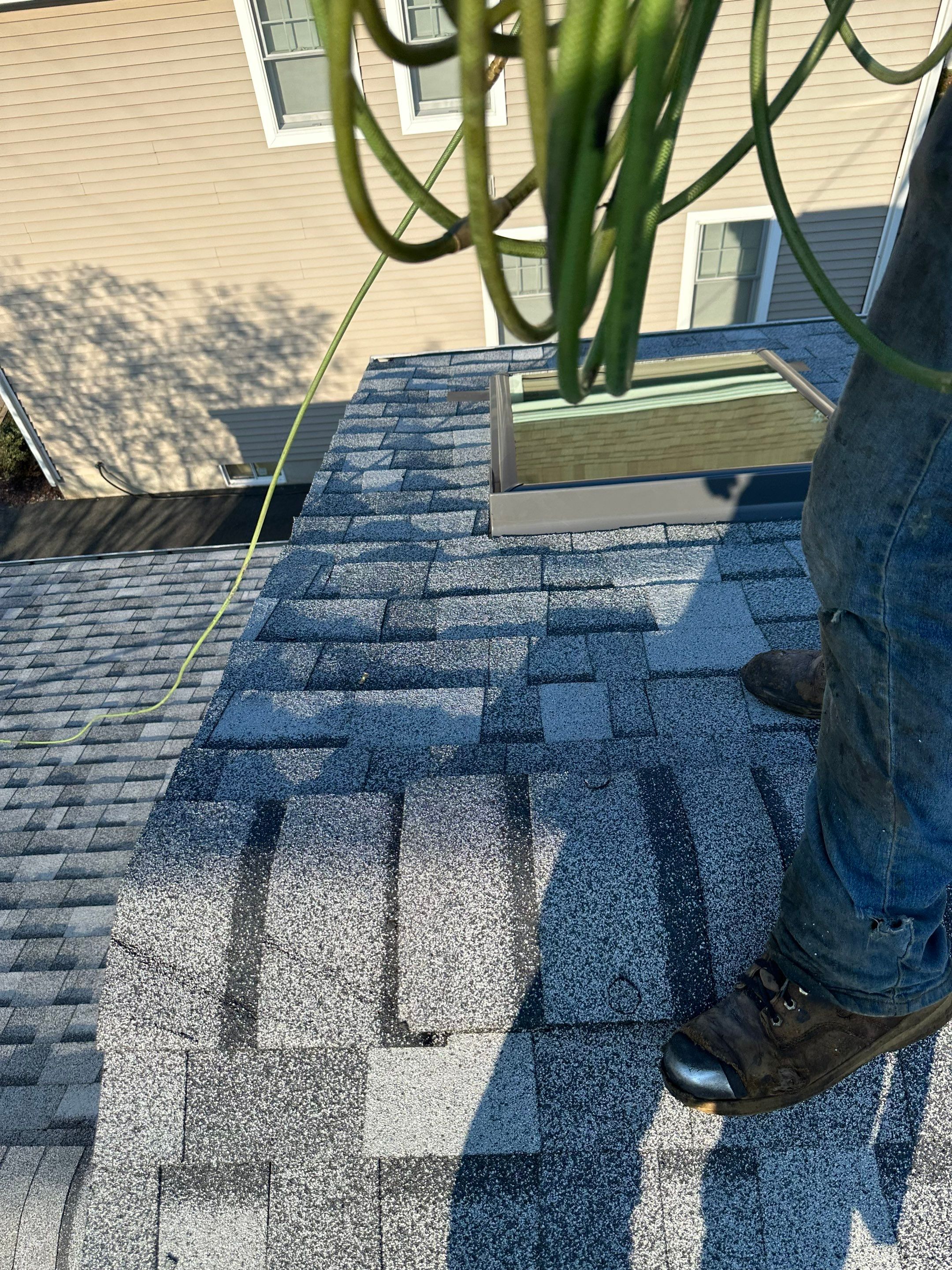 Residential Roofing Installation using Owens Corning TruDefinition Duration Sierra Gray by A Plus Exterior