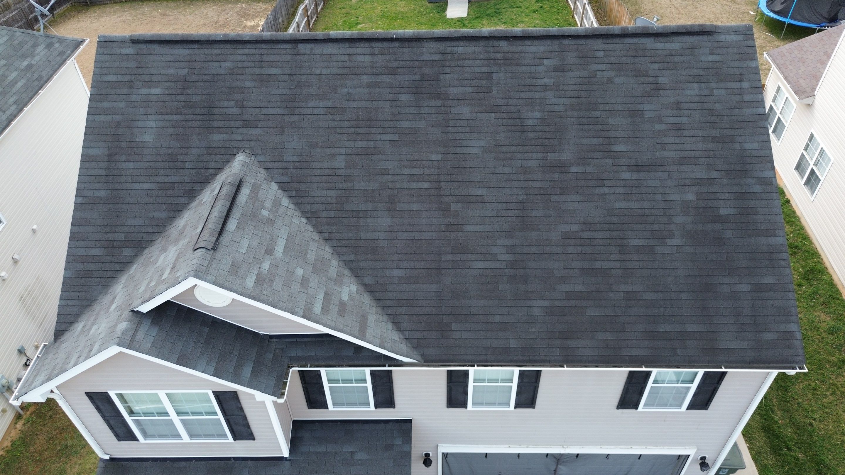 Roof replacement by hail and wind damage by Just Brilliant Restoration JBR