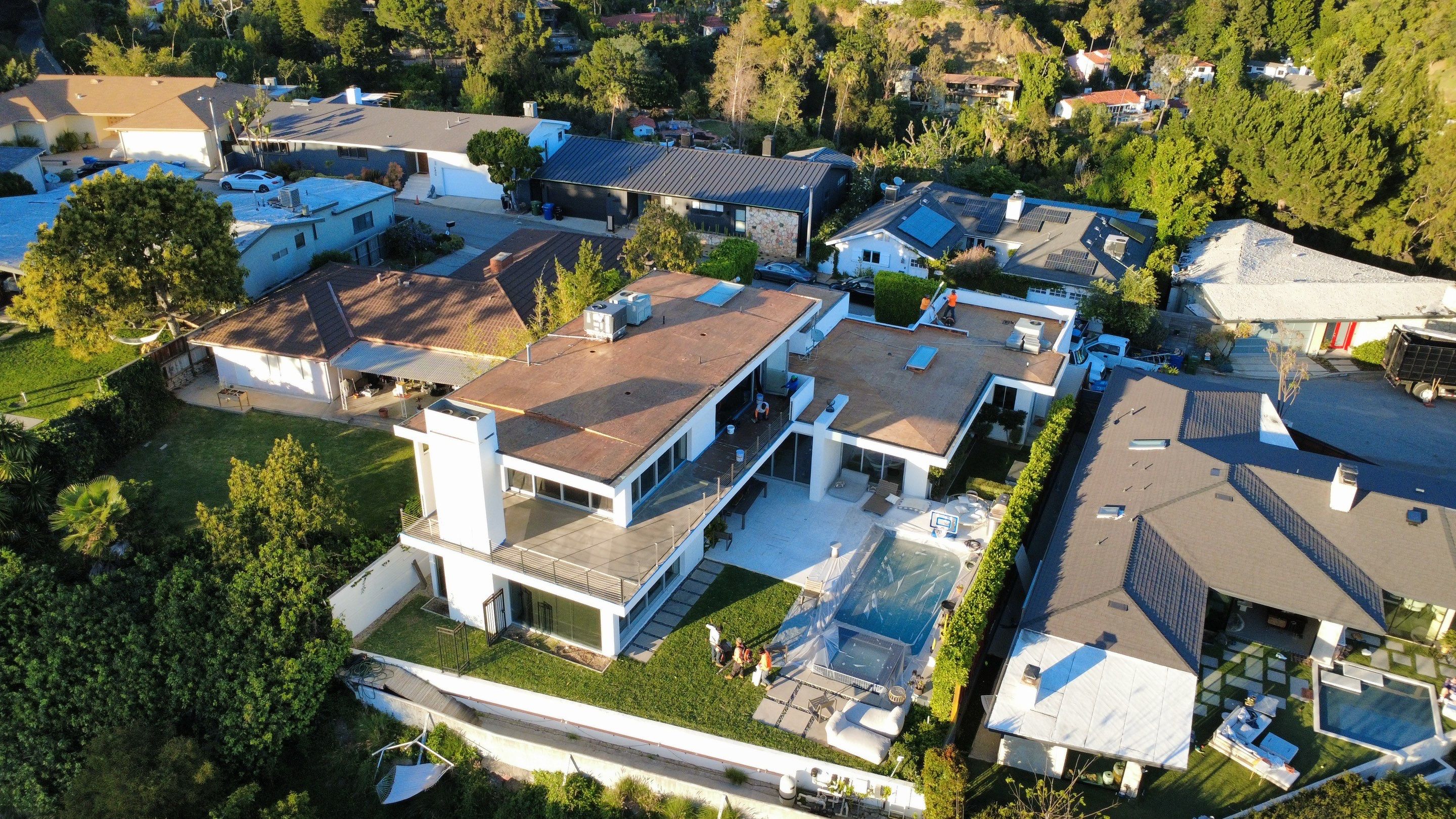 Residential Project in Hollywood Hills by Hull Brothers Roofing