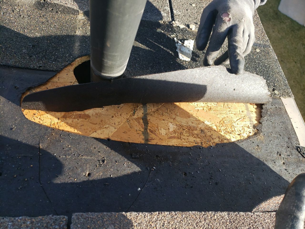 Residential Roofing Repair using Pipe Flashing by The Roof Doctor