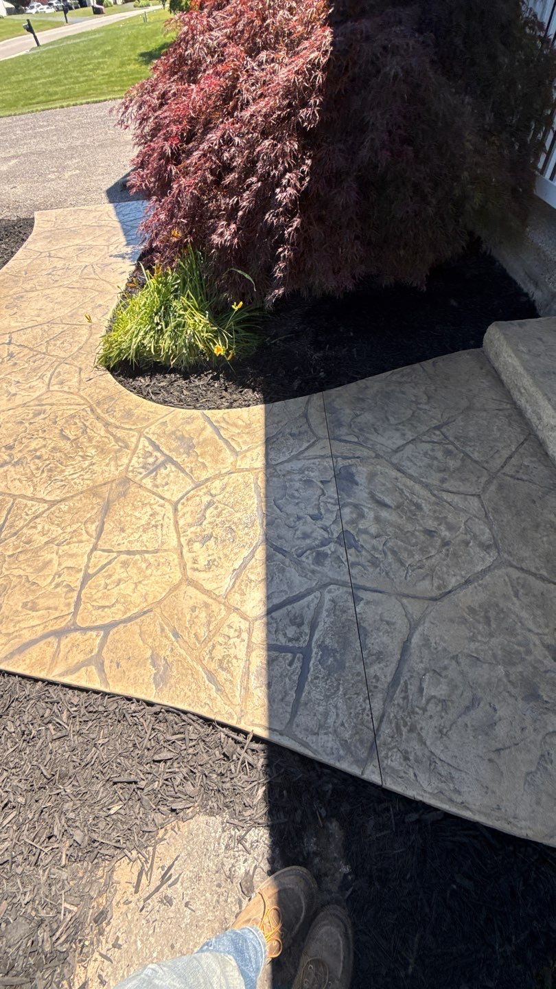Appalachian Flagstone Stamp  by NG Masonry & Construction LLC